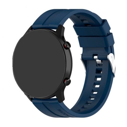 Cool Correa Universal de Goma Azul 22mm para Amazfit GTR/Stratos/Huawei/Samsung/Cool Elite/Sunset