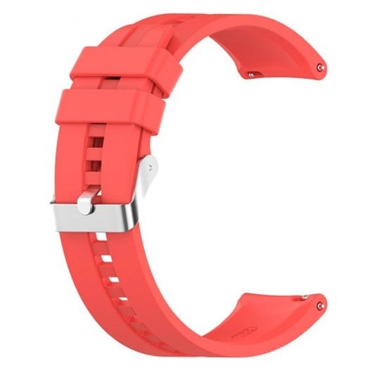 Bracelet en caoutchouc rouge universel cool 22 mm pour Amazfit GTR/Stratos/Huawei/Samsung/Cool Elite/Sunset