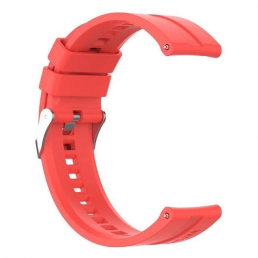 Bracelet en caoutchouc rouge universel cool 22 mm pour Amazfit GTR/Stratos/Huawei/Samsung/Cool Elite/Sunset