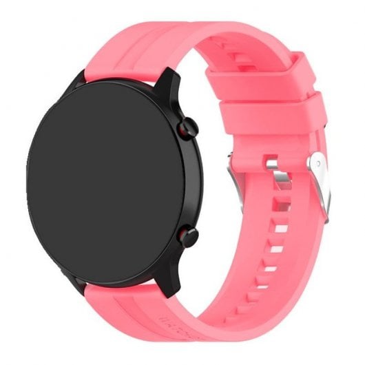 Bracelet en caoutchouc rose universel cool 22 mm pour Amazfit GTR/Stratos/Huawei/Samsung/Cool Elite/Sunset