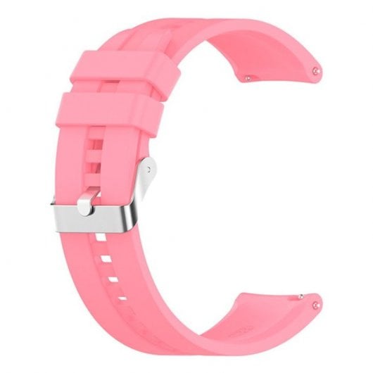 Bracelet en caoutchouc rose universel cool 22 mm pour Amazfit GTR/Stratos/Huawei/Samsung/Cool Elite/Sunset