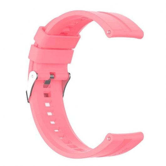 Bracelet en caoutchouc rose universel cool 22 mm pour Amazfit GTR/Stratos/Huawei/Samsung/Cool Elite/Sunset