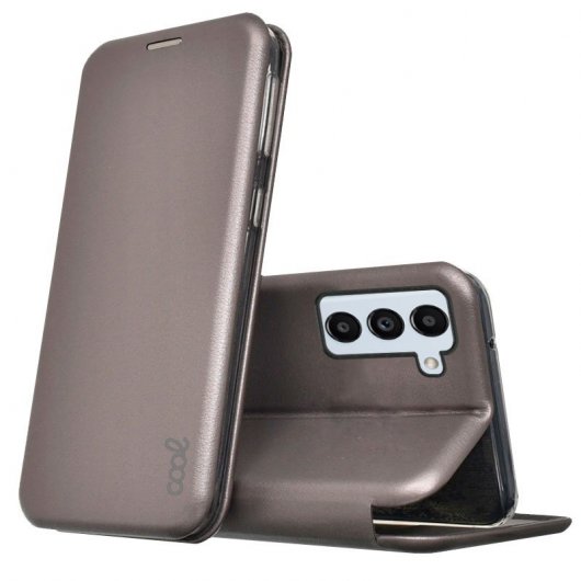 Cool Funda Flip Cover Elegance Plata para Samsung A136 Galaxy A13 5G / A04s