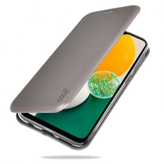 Cool Funda Flip Cover Elegance Plata para Samsung A136 Galaxy A13 5G / A04s