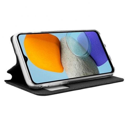 Étui à rabat noir lisse et cool pour Samsung M236 Galaxy M23 5G