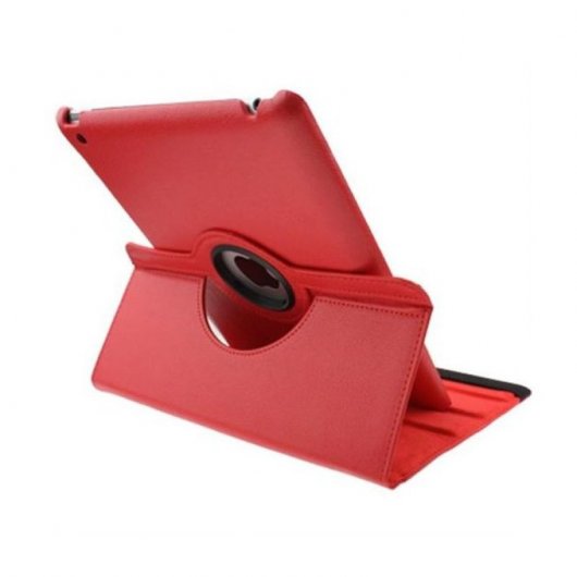 Cool Funda Giratoria Polipiel Función Soporte Roja para iPad 2 / iPad 3 / 4