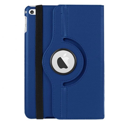 Custodia in similpelle blu per iPad Mini 4 / iPad Mini 5 (2019)