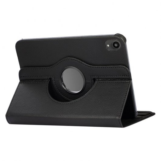 Étui rotatif en similicuir noir cool pour iPad Mini 6 (2021) / Mini 7 (2024)