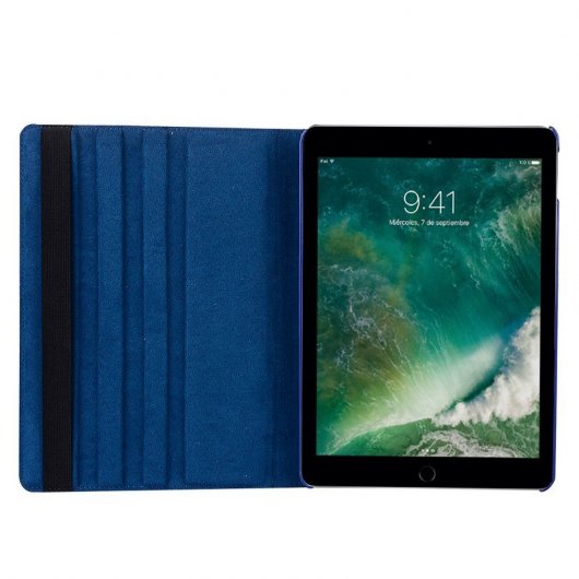 Coole blaue Kunstleder-Drehhülle für iPad Pro / iPad Air 2019 10,5" / iPad Air 3. Generation / iPad Air 3