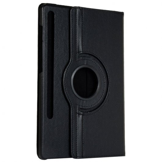 Cool Funda Giratoria Polipiel Lisa Negra para Samsung Galaxy Tab S7 FE T736 12.4"
