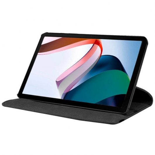 Cool Funda Giratoria Polipiel Negra para Xiaomi Redmi Pad