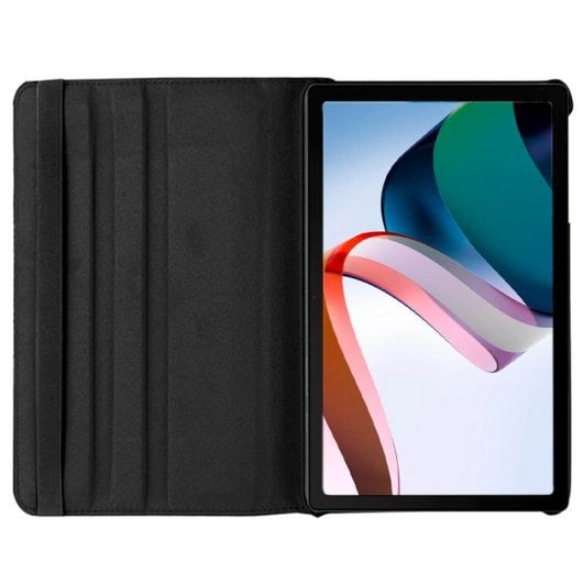 Cool Funda Giratoria Polipiel Negra para Xiaomi Redmi Pad