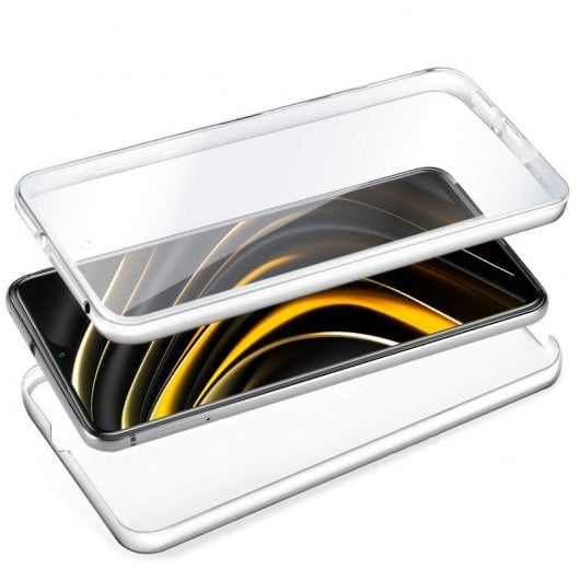 Cool Funda Silicona 3D Transparente Frontal/Trasera para Xiaomi Pocophone M3