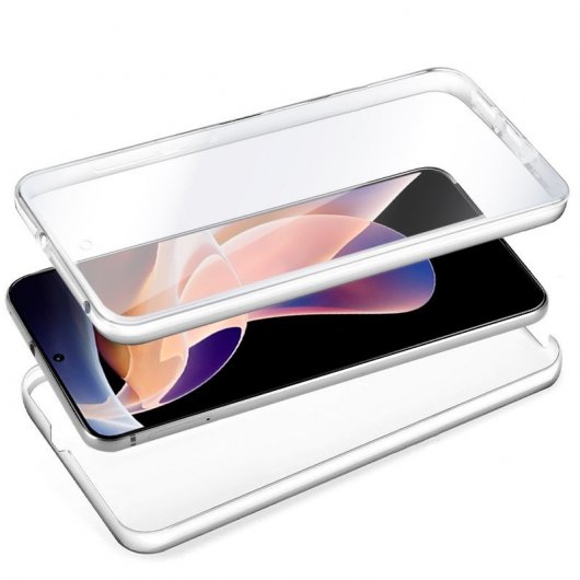 Fantastica custodia in silicone anteriore/posteriore trasparente 3D per Xiaomi Redmi Note 11 Pro/11 Pro 5G/12 Pro