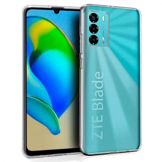 Étui en silicone transparent cool pour lame ZTE V40 Vita / Blade A72
