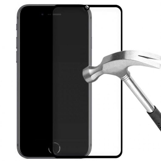 Fantastica protezione per schermo in vetro temperato nero 3D completo per iPhone 12 Mini