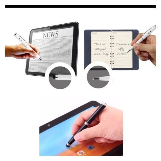 Cool Puntero Stylus Universal Laser Negro