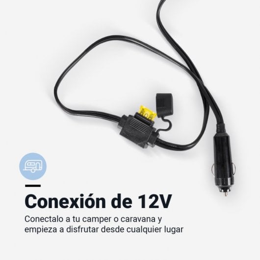 Universal Blue Nasser 6031W Mini Frigorífico 80L Com Conexão 12V Branco