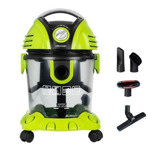 Cecotec Wet&Dry T Aspirador de Sólidos e Líquidos Sem Saco 1200W 15L