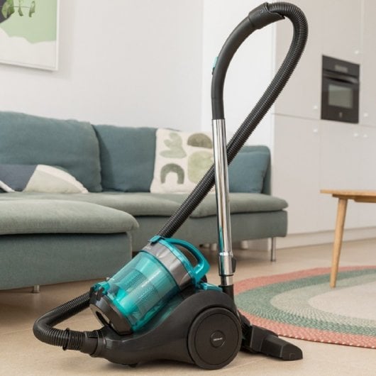 Cecotec Conga Rockstar Multicyclonic Compact Plus Aspirador Trenó Sem Saco 800W 2.5L