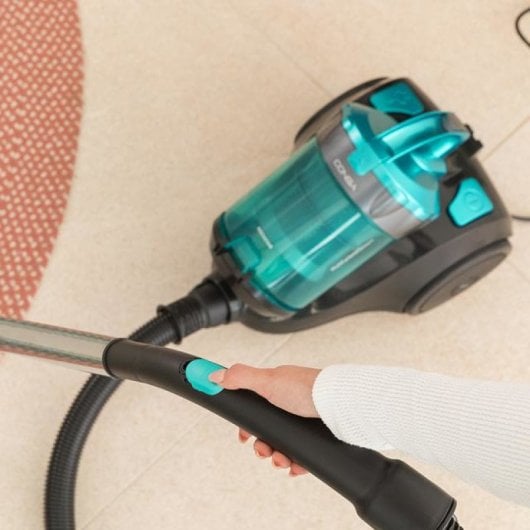 Cecotec Conga Rockstar Multicyclonic Compact Plus Aspirador Trenó Sem Saco 800W 2.5L