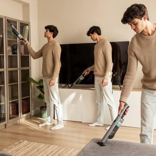 Aspirador de mão sem fios Cecotec Conga Rockstar Micro+ 200W Autonomia 40min Base autocarga