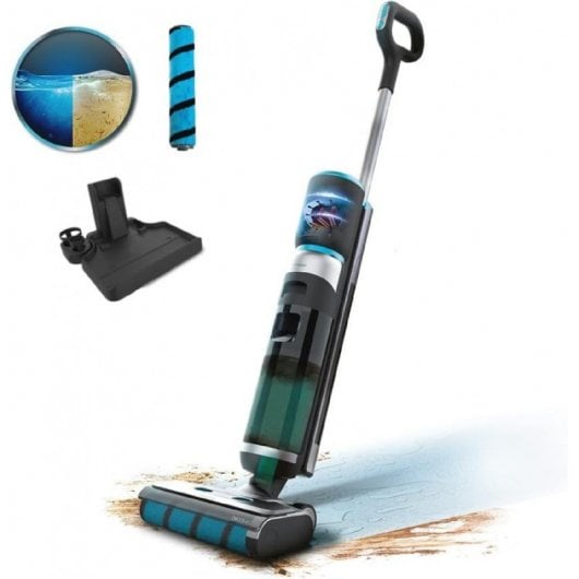 Cecotec FreeGo Wash&Vacuum Aspirador/Fregona Eléctrica sin Cable 200W
