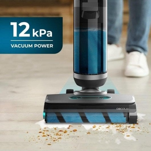 Aspirador Lava e Aspira sem Fio Cecotec FreeGo Wash&Vacuum 200W 35min Depósito Duplo