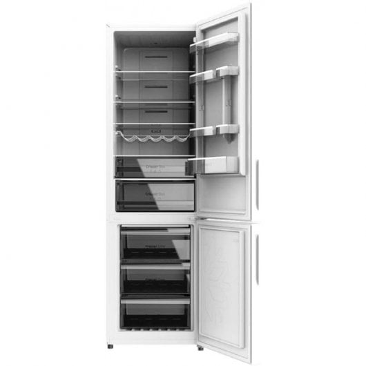 Cecotec Bolero CoolMarket Combi 356 White Glass D Frigorífico Combi D Cristal Blanco