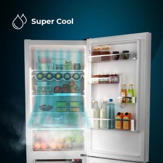 Cecotec Bolero CoolMarket Combi 356 White Glass D Frigorífico Combi D Cristal Blanco