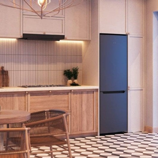 Frigorifero Combi Cecotec Bolero CoolMarket 322 Dark E Total No Frost 185cm 322L E Inox