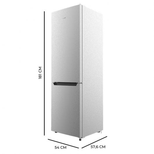 Cecotec Bolero CoolMarket Combi 250 Inox Frigorífico Combi D Acero Inoxidable