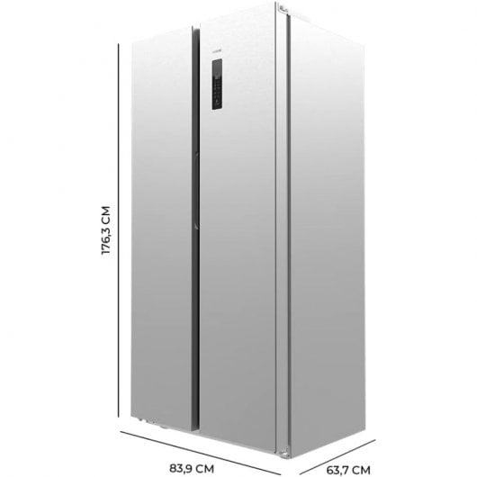 Cecotec Bolero CoolMarket SBS 430 White Frigorífico Americano Dos Puertas E Blanco
