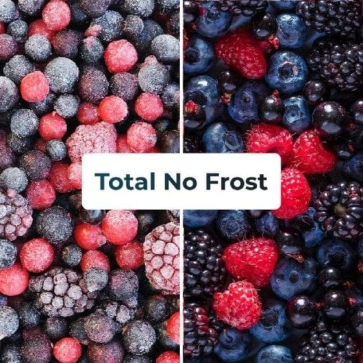 Frigorífico Americano Cecotec Bolero CoolMarket FD 510 Glass Total No Frost 183cm 510L E Negro Display Door Inverter