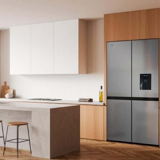 Cecotec Bolero CoolMarket FD 510 WD Inox Frigorífico Puerta Francesa E Acero Inoxidable