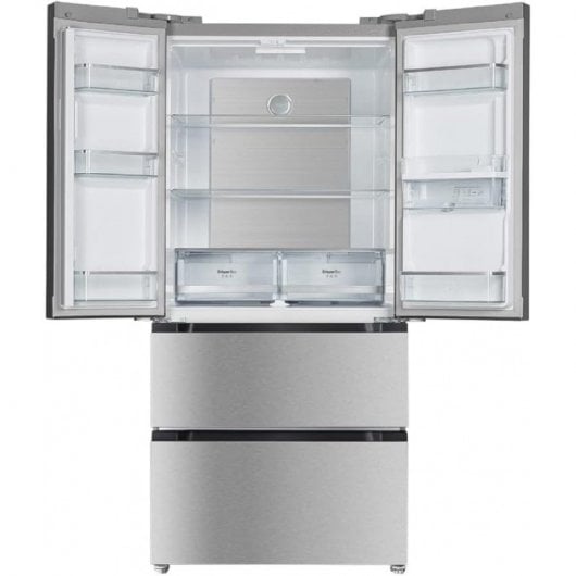 Cecotec Bolero CoolMarket FD 510 WD Inox Frigorífico Puerta Francesa E Acero Inoxidable