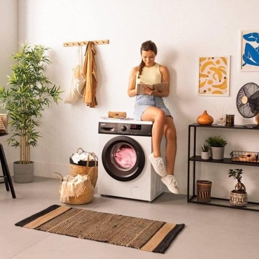 Waschmaschine Cecotec Bolero DressCode 6000N 6kg 1000rpm E weiß Kindersicherung Silence