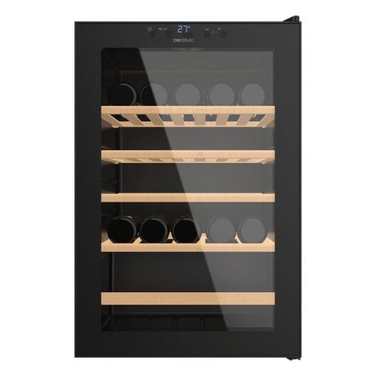 Cecotec Bolero GrandSommelier 48000 Cave à Vin Noir 48 Bouteilles