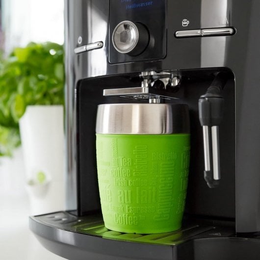 Krups Piccolo XS Cafetera Dolce Gusto Negra/Gris + Emsa Travel Cup Taza de Viaje 0.2L Lima