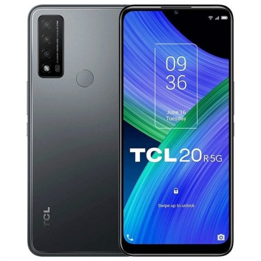 TCL 20R 5G 16,6 cm (6.52") Double SIM Android 11 USB Type-C 4 Go 64 Go 4500 mAh Gris