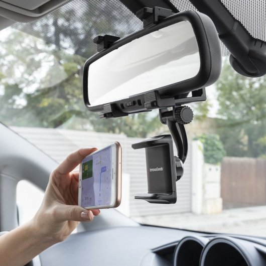 Innovagoods Stropp Soporte de Smartphone para Espejo Retrovisor