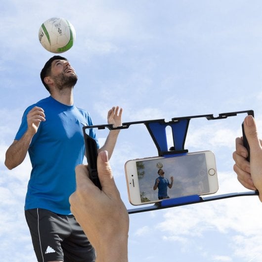 Supporto per smartphone con stabilizzatore manuale InnovaGoods Stafect Nero/Blu