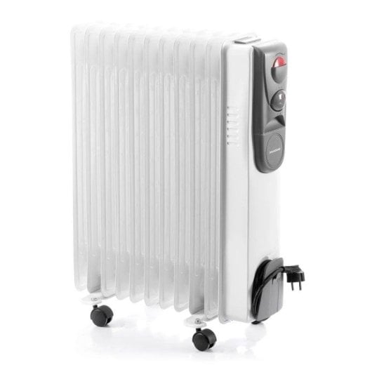 Radiateur à Huile InnovaGoods Oileven 2500W 11 Éléments Blanc Gris