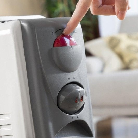 Radiateur à Huile InnovaGoods Oileven 2500W 11 Éléments Blanc Gris