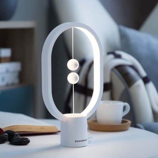 InnovaGoods Magilum Balance Lampe mit Magnetschalter Weiß