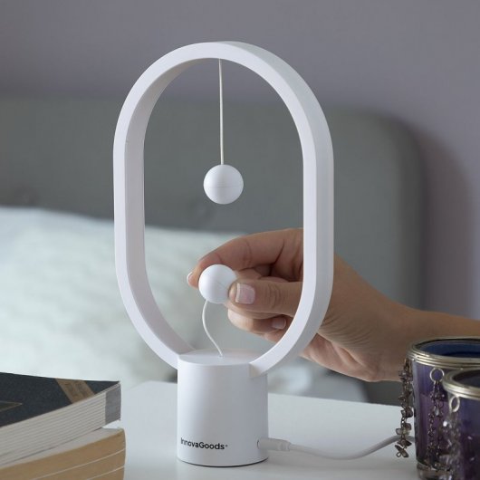 InnovaGoods Magilum Balance Lampe mit Magnetschalter Weiß