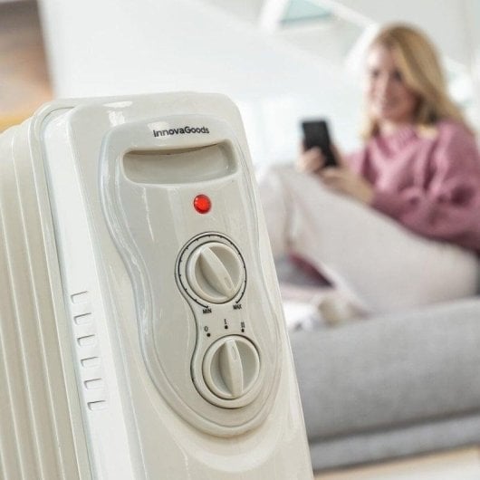 Ölradiator InnovaGoods Oinine 2000W 9 Elemente Weiß Mobil Überhitzungsschutz