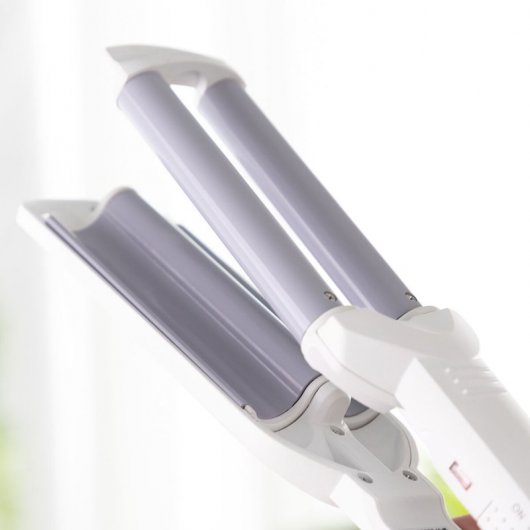 Lisseur à cheveux ondulés en céramique InnovaGoods Wavio 55W