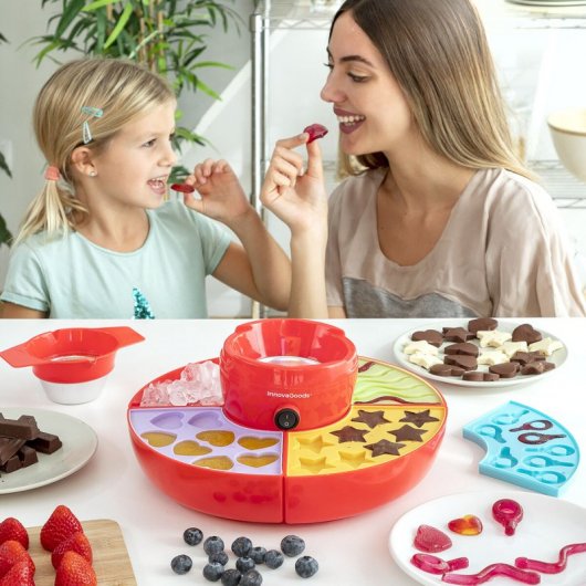 InnovaGoods Yupot Máquina para Gominolas y Fondue de Chocolate 2 en 1