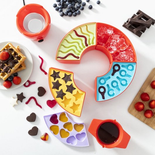 InnovaGoods Yupot Máquina para Gominolas y Fondue de Chocolate 2 en 1